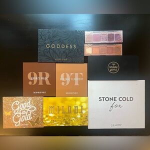 Bundle of 9 eye shadow palettes! Most NWOB.